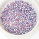 3 mm Preciosa bicone beads Amethyst AB 2X x 50 pc(s)