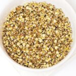 2.8 mm / ss10 Preciosa sew-on rhinestone Smoked Topaz in Gold-colored setting x 25 pc(s)