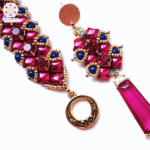 WINDROSE earrings and bracelet beading tutorial by Aniko Hesz