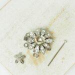 13 mm Let me Bloom Neumann Clasp Silver-colored x 1 pc(s)
