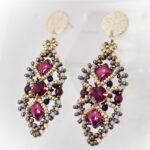 VITRAIL earrings tutorial by Ruxandra Puscas