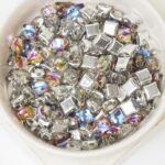 8x8 mm WibeDuo® 00030-55008 Crystal Vitrail x 25 pc(s)