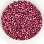 3 mm Fire-polished round beads Metallic Ice Pomegranate x 100 pc(s)