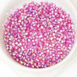 3 mm Preciosa bicone beads Fuchsia AB 2X x 50 pc(s)