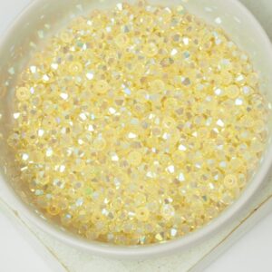 3 mm Preciosa bicone beads Jonquil AB 2X x 50 pc(s)