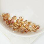 4 mm Preciosa faceted round beads Crystal Venus x 25 pc(s)