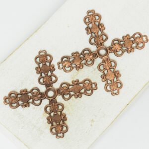 41x41 mm Rosetta Window Filigree Antique copper  x 2 pc(s)
