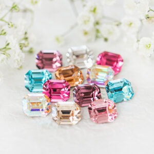 10x12 mm Preciosa Fancy octagon cabochons