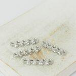 4.5x17.5 mm 5 Hole Flower Spacer Bar Platinum-colored x 4 pc(s)