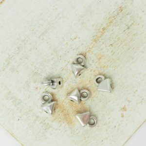 5x7 mm Cymbal Kleftiko Antique-silver x 6 pc(s)"