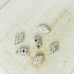 5x8 mm Cymbal Plaka Antique-silver x 6 pc(s)"