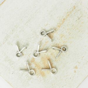6x7 mm Cymbal Triades Antique-silver x 6 pc(s)"