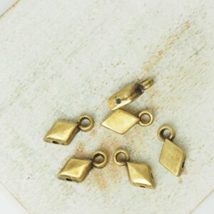 5x10 mm Cymbal Sykia Antique gold x 6 pc(s)"