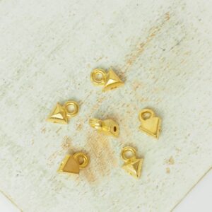 5x7 mm Cymbal Kleftiko Gold-colored x 6 pc(s)"