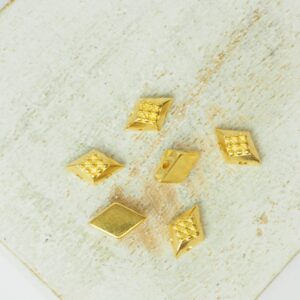 5x8 mm Cymbal Adamas Gold-colored x 6 pc(s)"