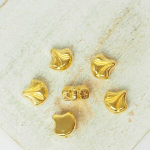 7x8 mm Cymbal Maltas Gold-colored x 6 pc(s)"