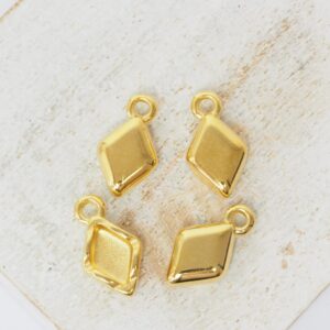 8x14 mm Cymbal Zenia Gold-colored x 4 pc(s)"