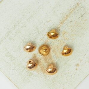 2x5 mm Cymbal Kymo Rose Gold-colored x 6 pc(s)"
