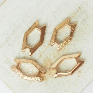 9x16 mm Cymbal Alado Rose Gold-colored x 4 pc(s)"