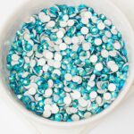 4 mm Preciosa Chaton Rose Blue Zircon AB x 30 pc(s)