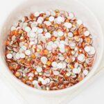 4 mm Preciosa Chaton Rose Crystal Lava x 30 pc(s)