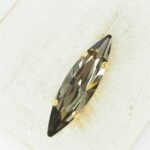 9.5x35 mm Preciosa Fancy Slim Navette Black Diamond with Gold-colored claw x 1 pc(s)