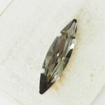 9.5x35 mm Preciosa Fancy Slim Navette Black Diamond with Silver-colored claw x 1 pc(s)