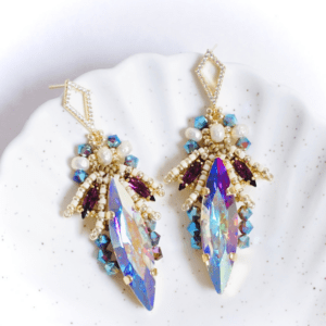 OCEAN COMPASS earrings by Laura Embrey