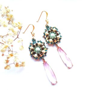 PARNASSIA earrings beading tutorial by Aniko Hesz