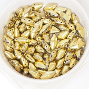 6x12 mm Canoe Beads Crystal Amber Full x 20 pc(s)