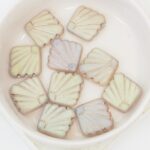 17x17 mm Diafan bead Crystal Purple Beige Full AB x 10 pc(s)