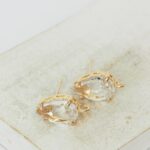 8.5x14 mm Teardrop Earstud crystal Gold-colored x 2 pc(s)