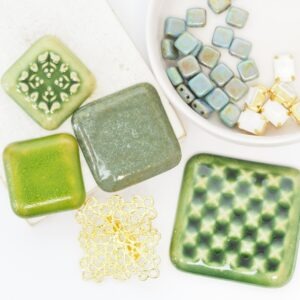 Art cabochon collection All Squares III.