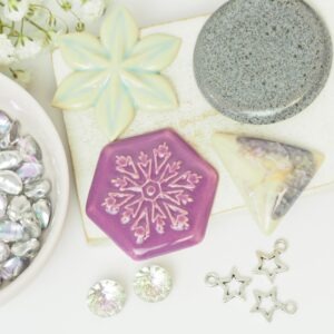 Art cabochon collection Aurora Borrealis I.