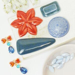 Art cabochon collection Denim Love I.