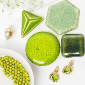 Art cabochon collection Enchanted Moss I.