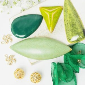 Art cabochon collection Enchanted Moss II.