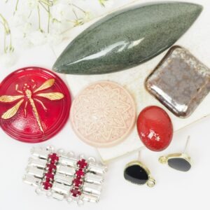 Art cabochon collection Love and Lace I.