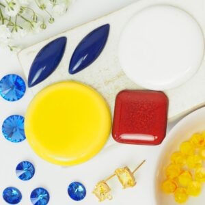 Art cabochon collection Mondrian I.