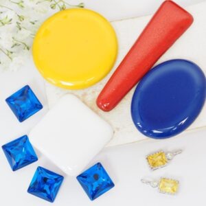 Art cabochon collection Mondrian II.