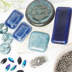 Art cabochon collection Night Sky I.