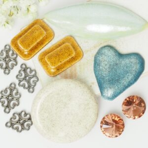 Art cabochon collection Pearly Shimmer