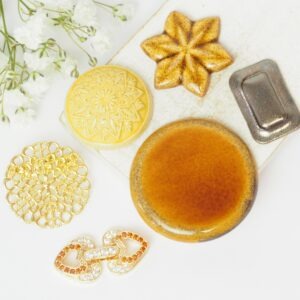 Art cabochon collection Salty Caramel I.