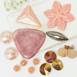 Art cabochon collection Shimmering Love I.
