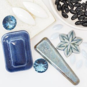 Art cabochon collection Winter Night III.