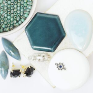 Art cabochon collection Winter Night II.