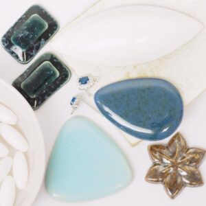 Art cabochon collection Winter Night I.