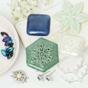 Art cabochon collection Wintertime