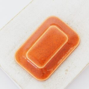 25x36 mm Big Tile Beadingschool Art Cabochon Sedona Sun on light clay x 1 pc(s)
