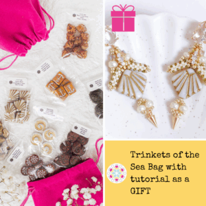 Trinkets of the Sea bag with tutorial as a GIFT
